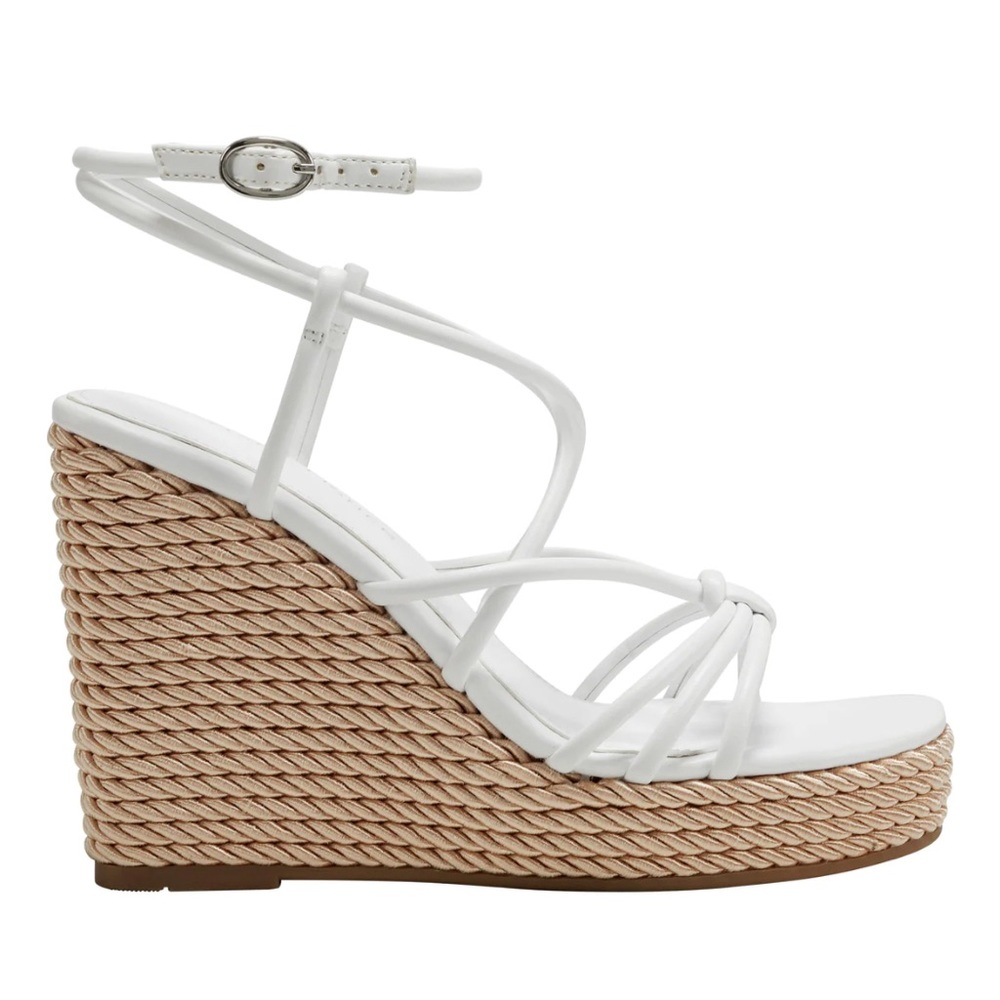 Marc fisher ZARAH STRAPPY ESPADRILLE WEDGE SANDAL worn once